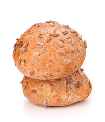 Two sandwich bun with sunflower seeds