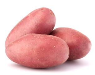 New potato tuber heap