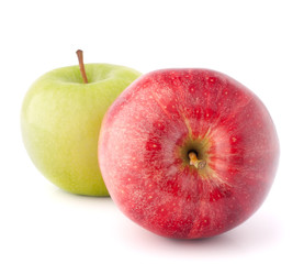 Red and green apple