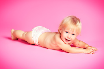 Obraz premium lying baby