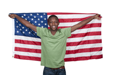 Man with Flag