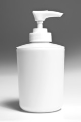 Isolated blank hand soap container