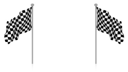 Chess flag blank