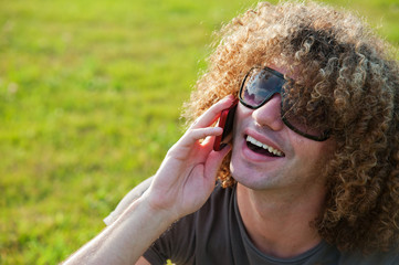 Young guy with phone