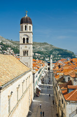 Fototapeta premium Stradun, main street of Dubrovnik