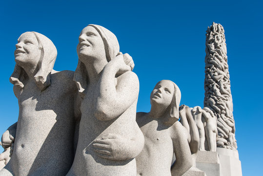 Vigeland Statue girls