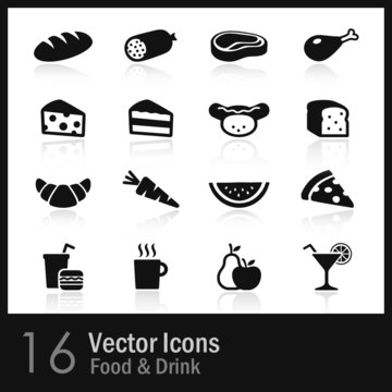16 Food & Drink Icons