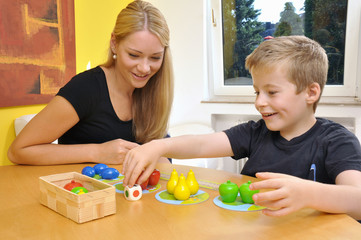 Fototapeta premium Gesellschaftsspiel