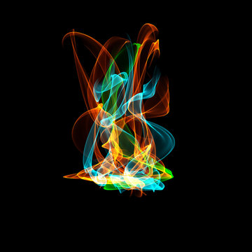 Abstract flame