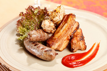 grilled ribs