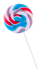 Colorful spiral lollipop