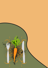 carrot and cutlery