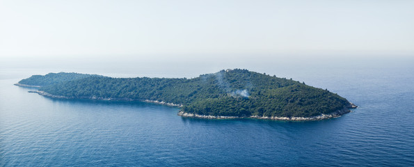 an island closed to Dubrovnik