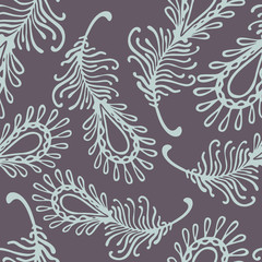 retro-feater-pattern