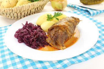 gefüllte Rinderrouladen