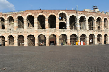 Fototapeta na wymiar Arena romana di Verona, Italia