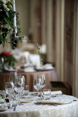wedding mise en place