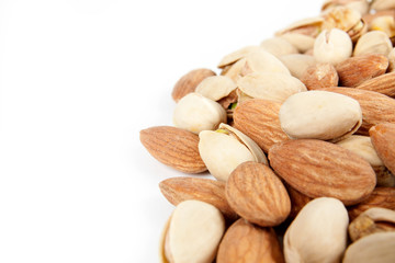 almonds and pistachios