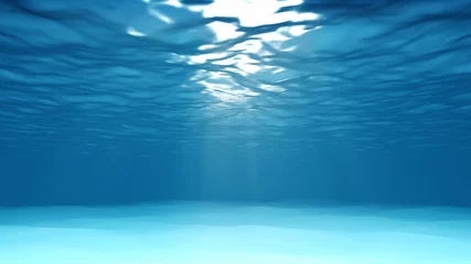 Fotobehang light underwater © kerenby