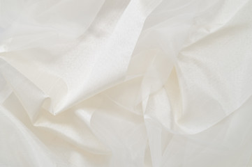 White silk background