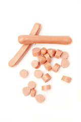sliced ??sausage