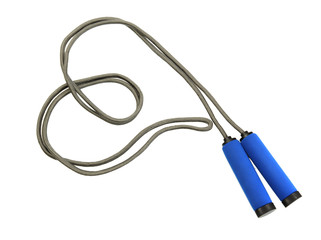 skipping rope isolated on white.