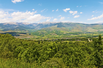 Pyrenees mountains landscape