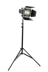 Studio lighting isolated on white