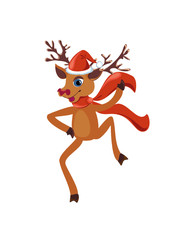 Christmas dancing reindeer