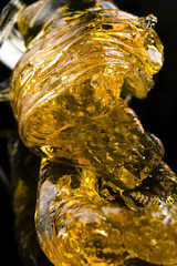 Caramel on the black