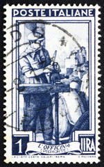 Postage stamp Italy 1950 Auto Mechanic, Piemonte