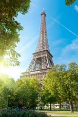 Gordijnen Eiffeltoren Parijs Frankrijk © Beboy