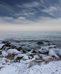 Winter sea