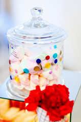 Candy assortment at a wedding reception