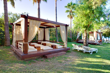 outdoor spa