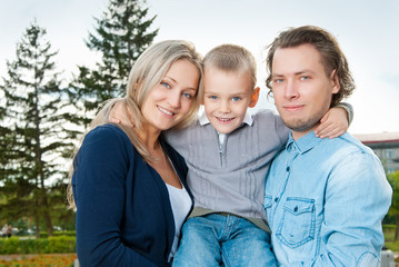 Fototapeta premium Happy family