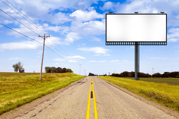 Billboard on Country Road