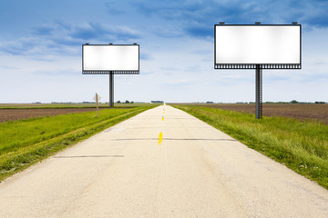 Billboard on Country Road