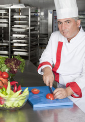 chef preparing food  