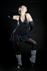 ballet dancer in black clothes © Richard Semik