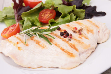 grilled chicken steak