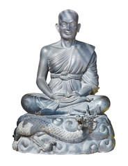 statue of buddhist monk