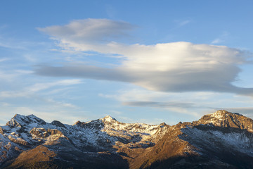 Lenticular clouds