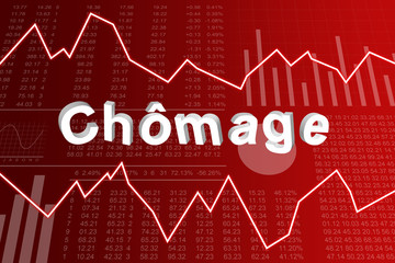 Chômage Tableau Rouge