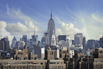 Stormy Sky over New York City