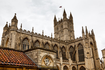Fototapeta premium Bath Abbey is England's Last Great Medieval Church