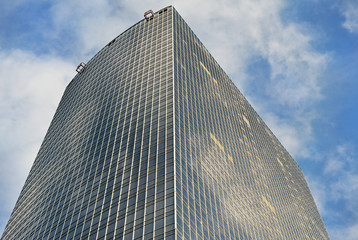 Office building and sky