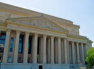 Fototapeta na wymiar National Archives of the United States in Washington DC