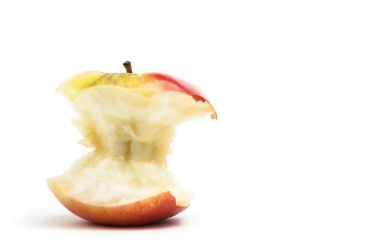 rundum angebissener Apfel