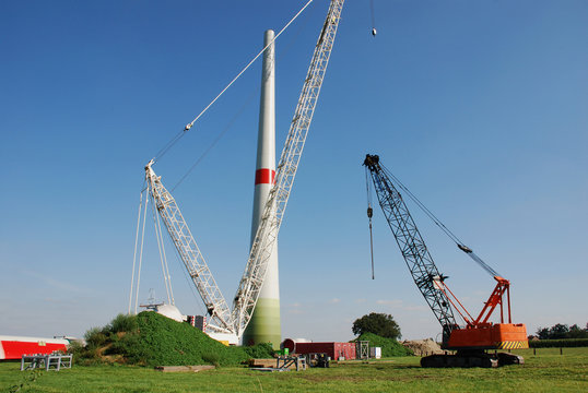 Construction windturbine